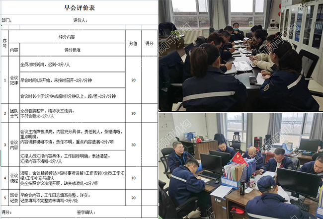 班前會評價 班前會評價